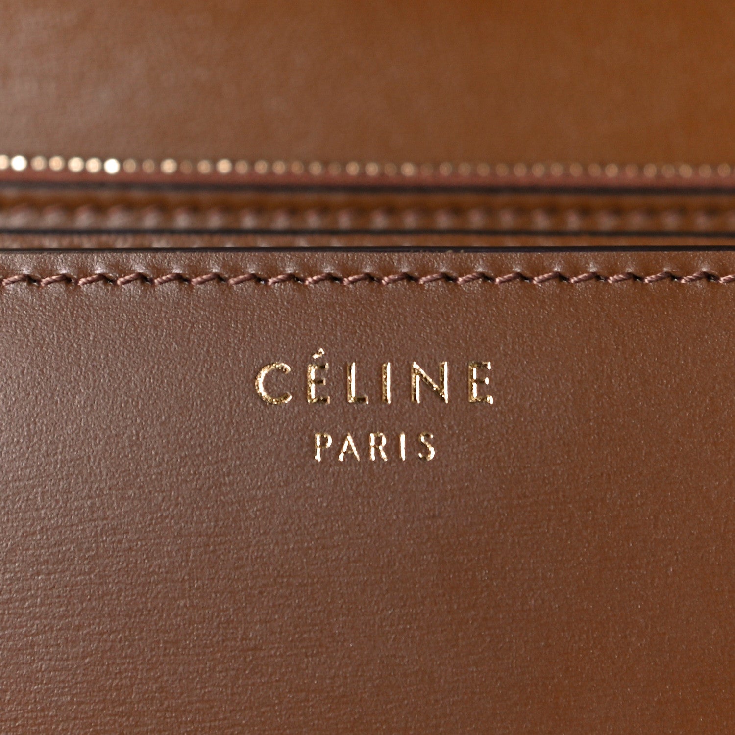 Celine Box Calfskin Medium Classic Box Flap Bag Camel 7 of 10