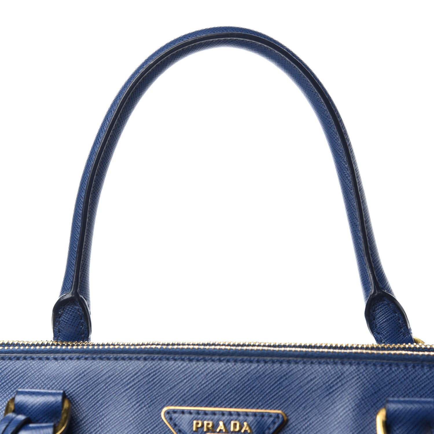 Prada Saffiano Large Galleria Double Zip Tote Cobalto 18 of 18