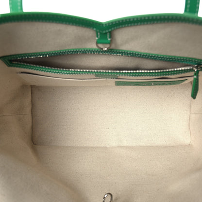 Moynat X KASING LUNG Calfskin Canvas M Labubu Tote MM Green Apple 6 of 12