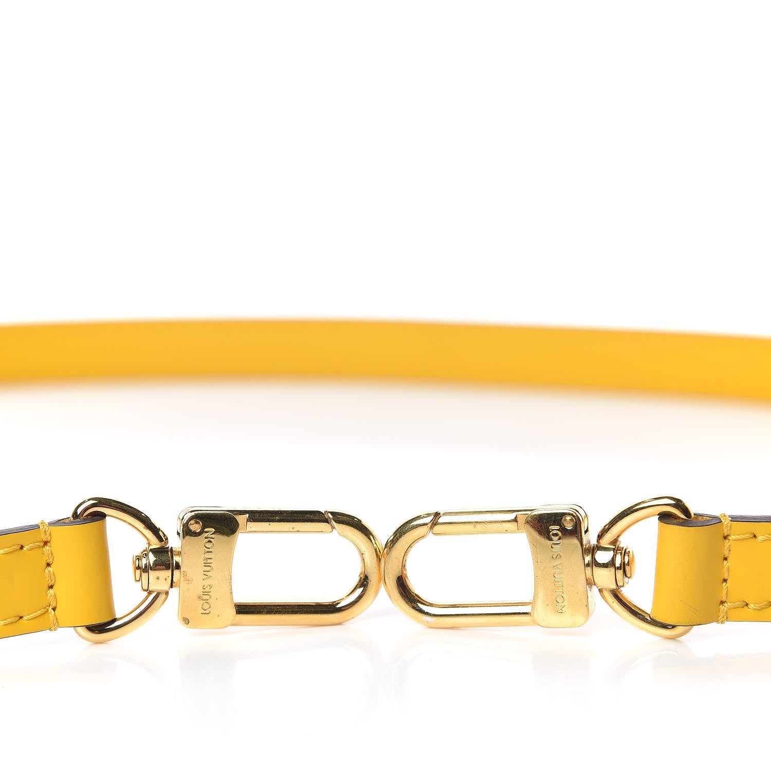 Louis Vuitton Calfskin 16mm Shoulder Strap Citron 3 of 3
