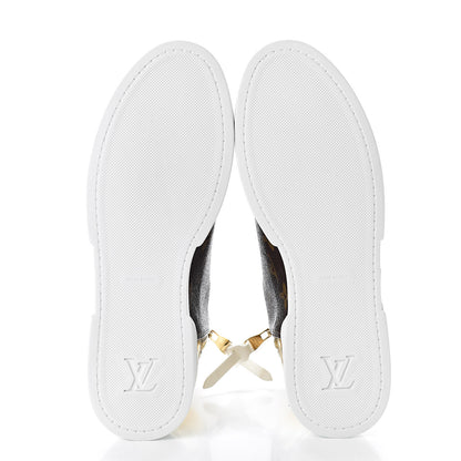 Louis Vuitton Patent Monogram Stellar Sneaker Boots 36 Gold 5 of 8