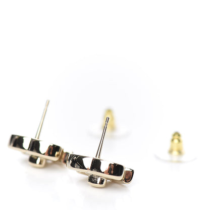 Chanel Metal CC Turnlock Earrings Gold 4 of 5