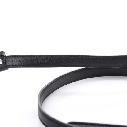 Gucci Moon Calfskin Nickel Interlocking G 20mm Belt 90 36 Black 7 of 7