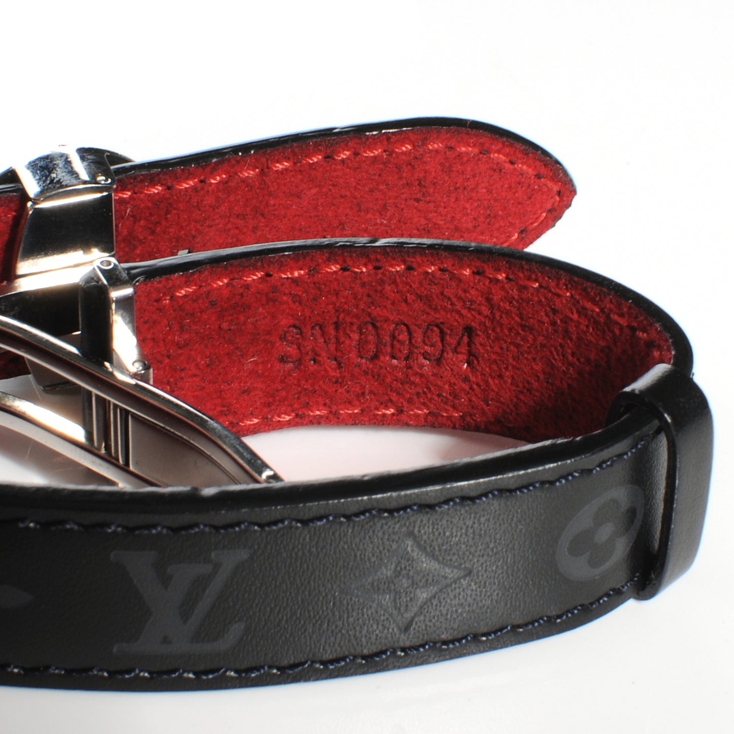 Mat Monogram Wish Bracelet Black