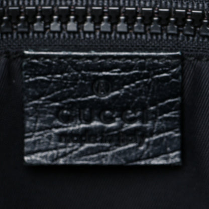 Gucci GG Supreme Monogram Web Handle Vertical Tote Black Grey 6 of 14