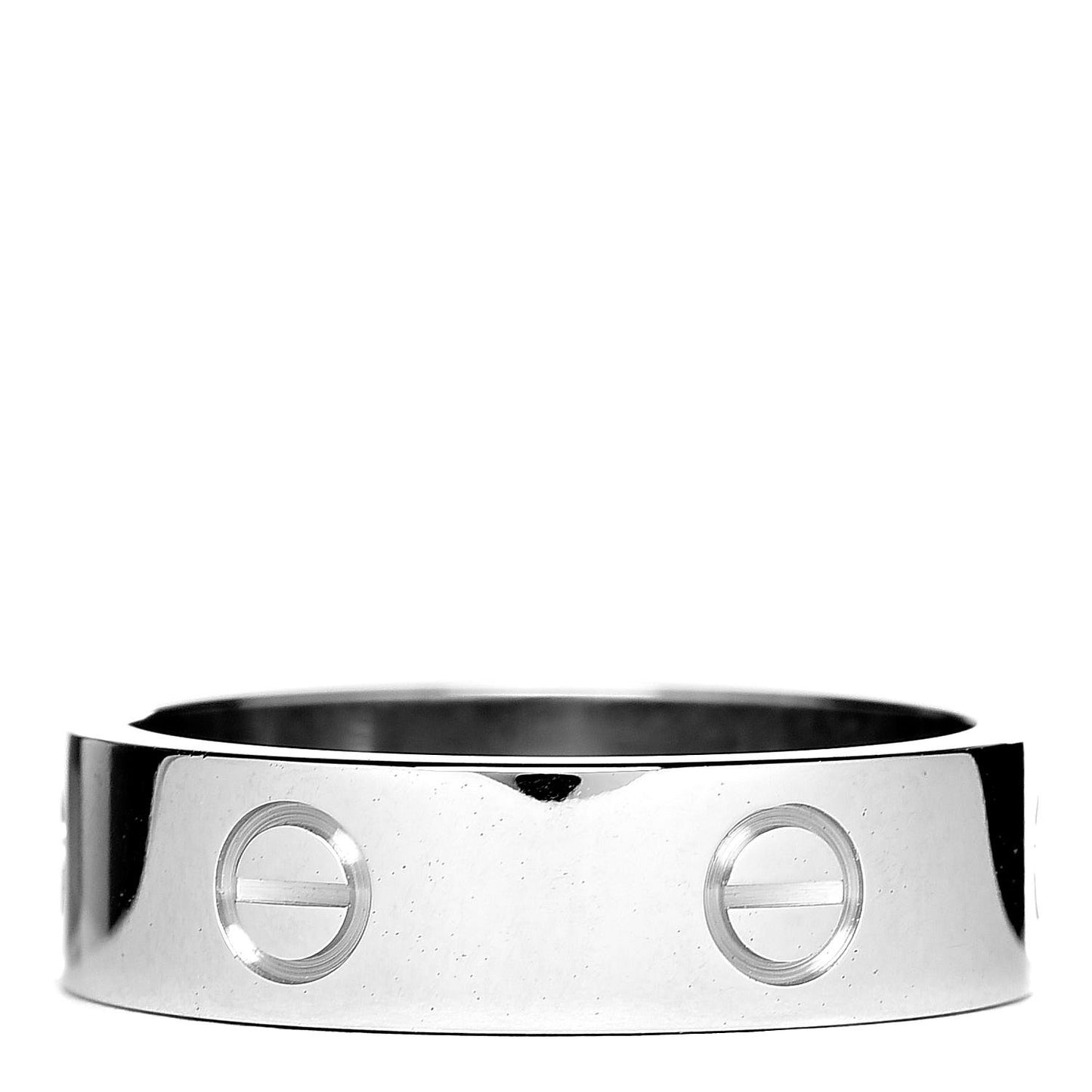 18K White Gold 5.5mm LOVE Ring 59 8.75