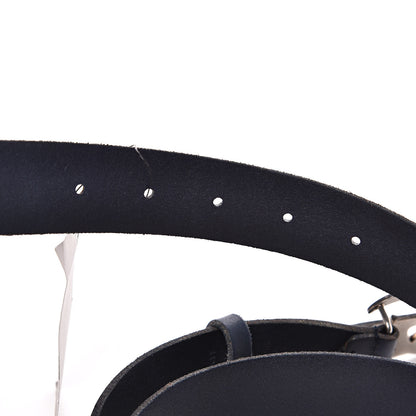 Gucci Cuoio Toscano Nickel Double G 30mm Belt 100 40 Blue 5 of 5