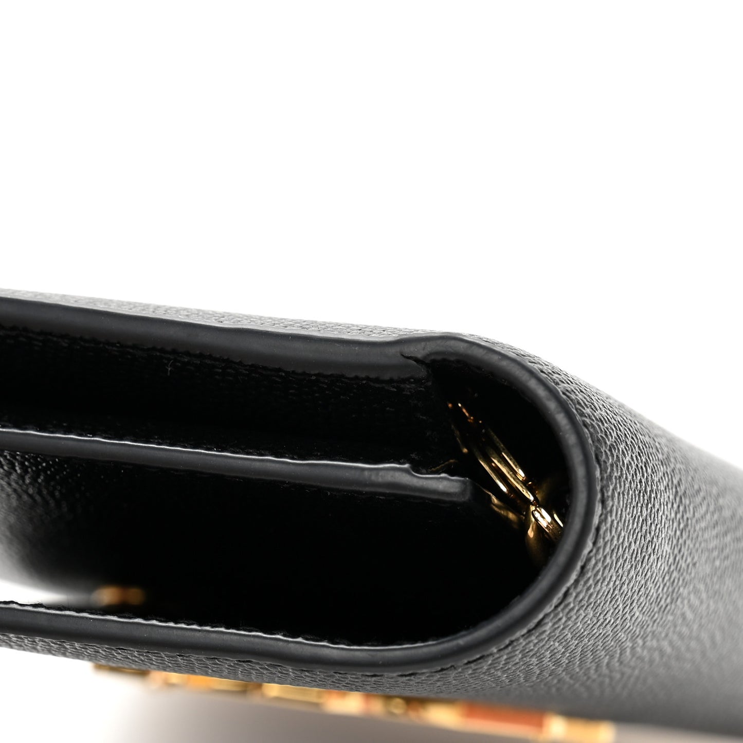 Grain De Poudre Uptown Chain Wallet Black