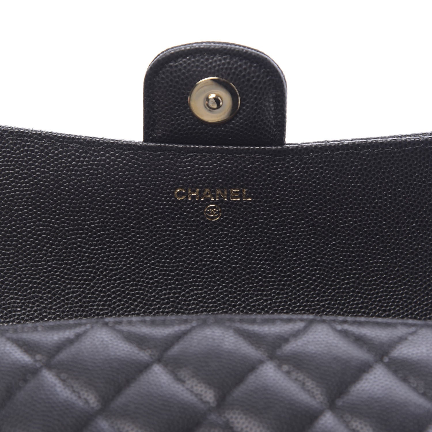 Chanel Caviar Quilted Glasses Case With Chain Black 6 of 12