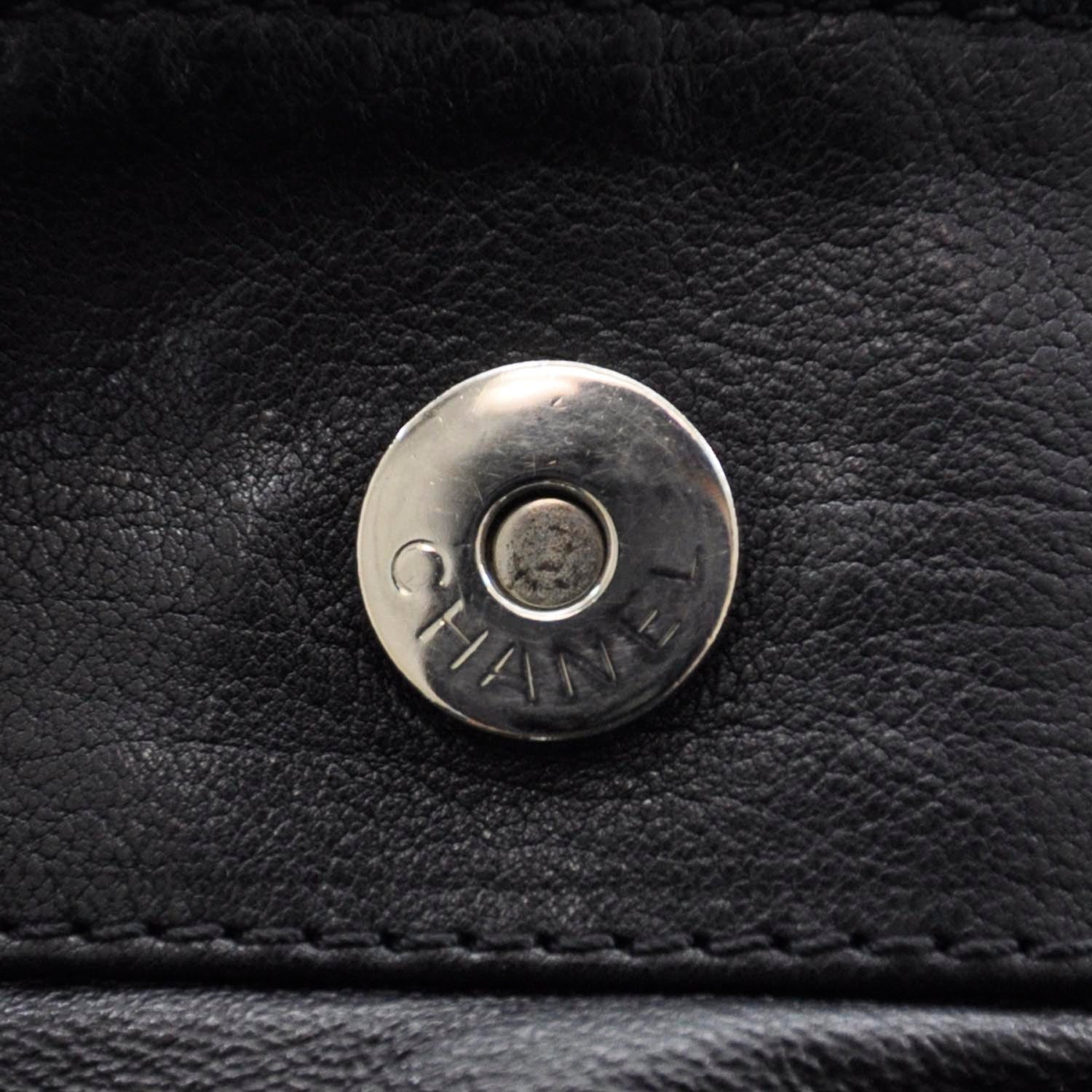 Chanel Leather Modern Chain Tote Black 5 of 8
