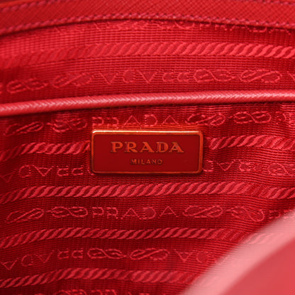 Prada Saffiano Lux Large Tote Fuoco 6 of 20