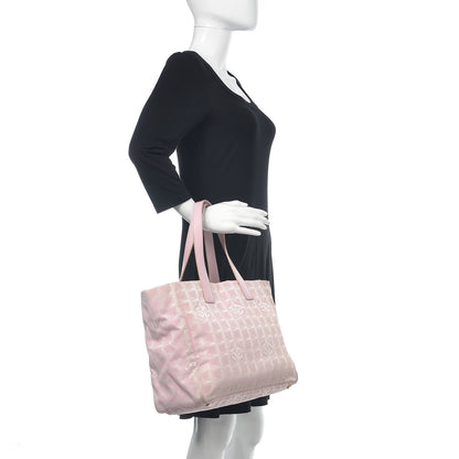 Chanel Nylon Travel Large Tote Pink 2 of 15