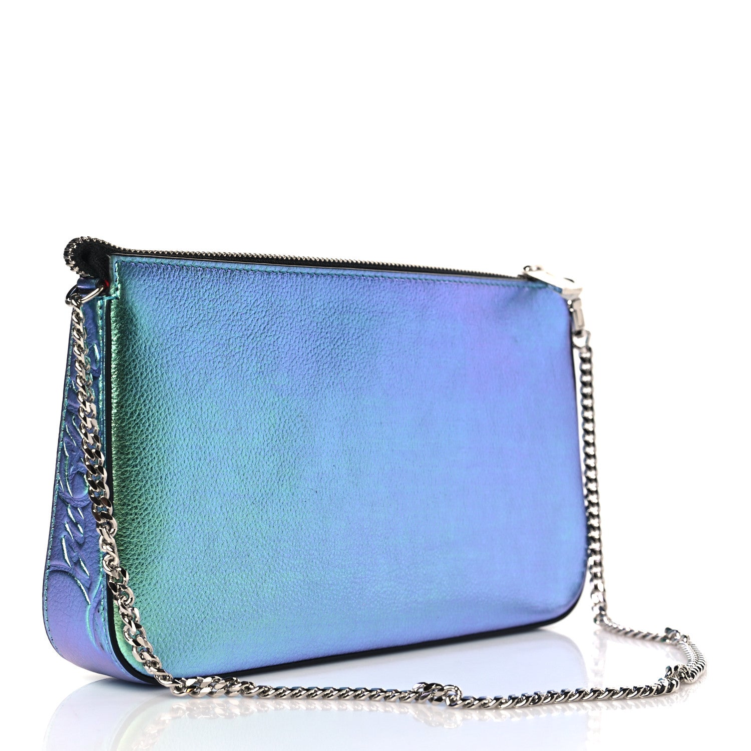 Christian Louboutin Iridescent Calfskin Loubila Chain Clutch Multicolor 2 of 8