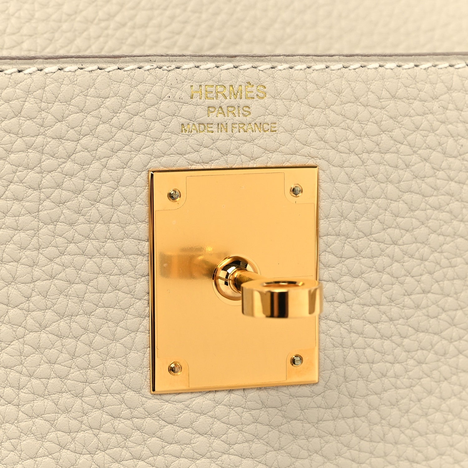 Hermes Togo Kelly Retourne 28 Craie 6 of 11