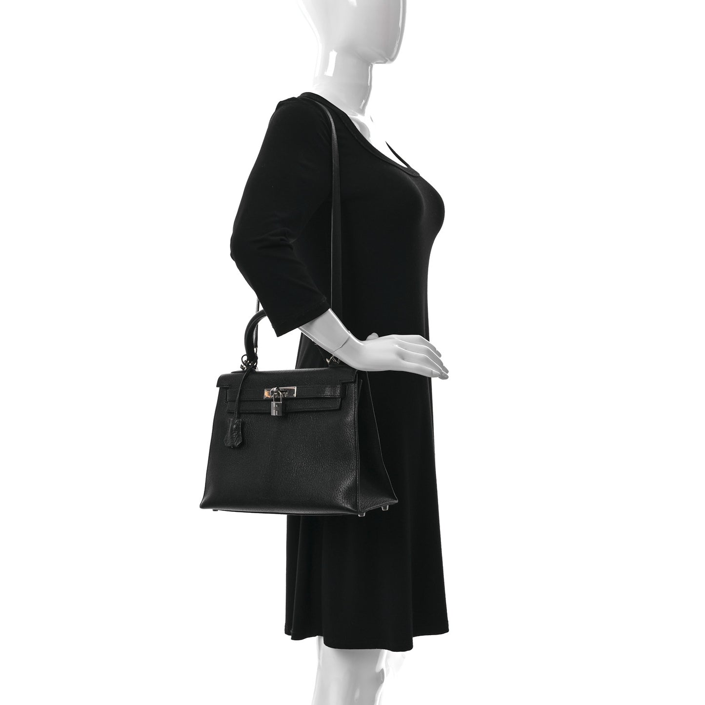 Chevre De Coromandel Kelly Sellier 28 Black