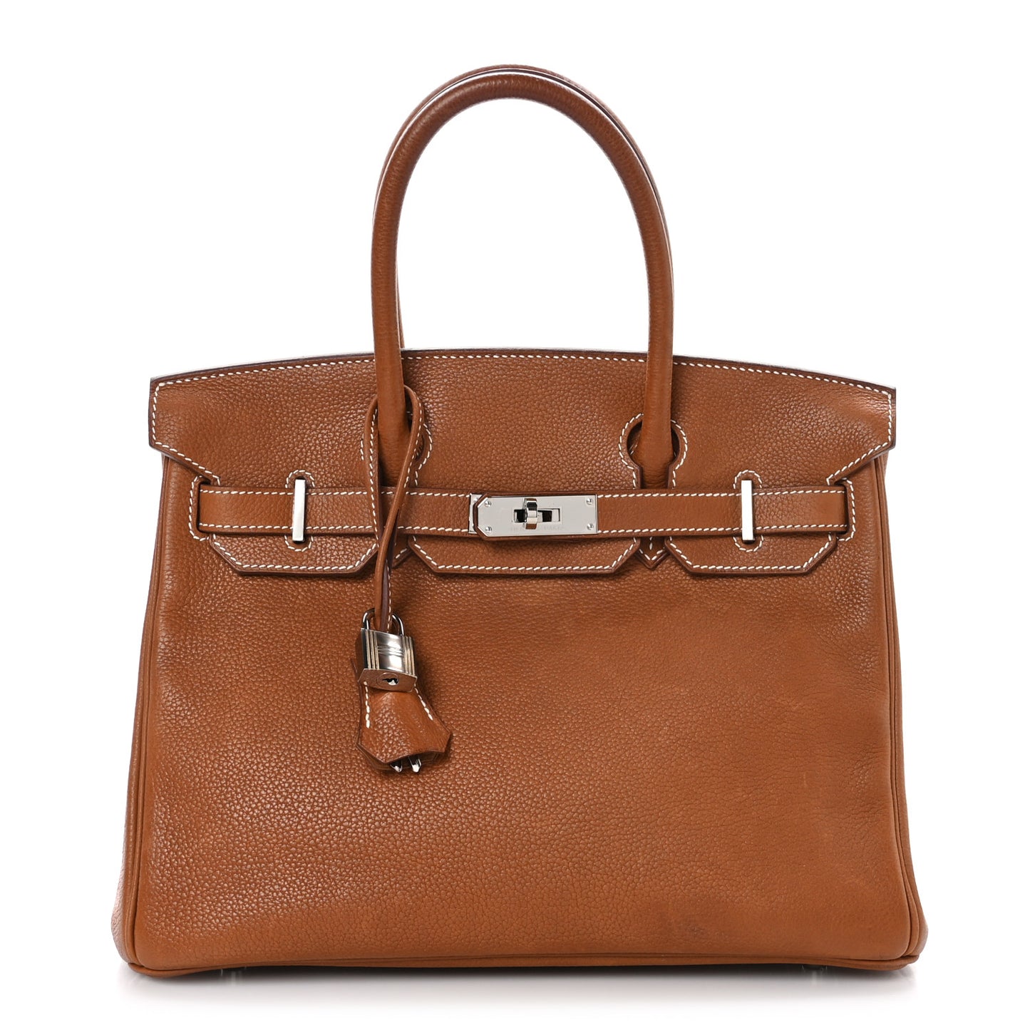 Natural Barenia Faubourg Birkin 30 Fauve