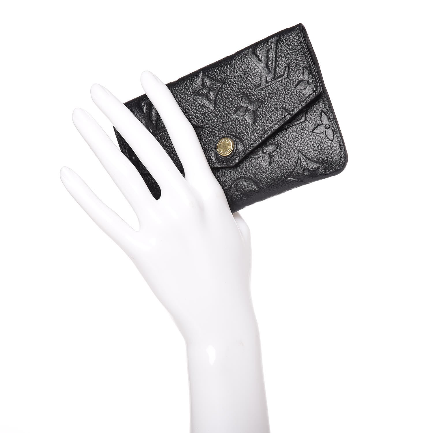 Louis Vuitton Empreinte Key Pouch Black 2 of 8