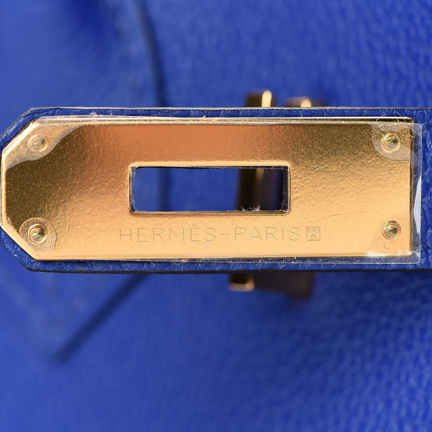 Togo Birkin 30 Bleu Electrique
