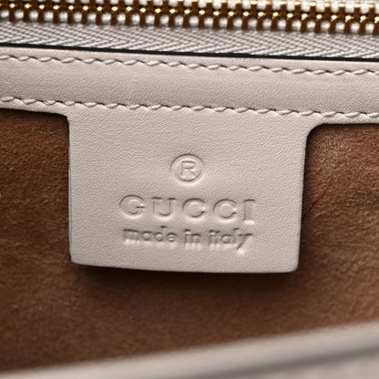 Gucci Calfskin Small Sylvie Shoulder Bag Off White 5 of 10