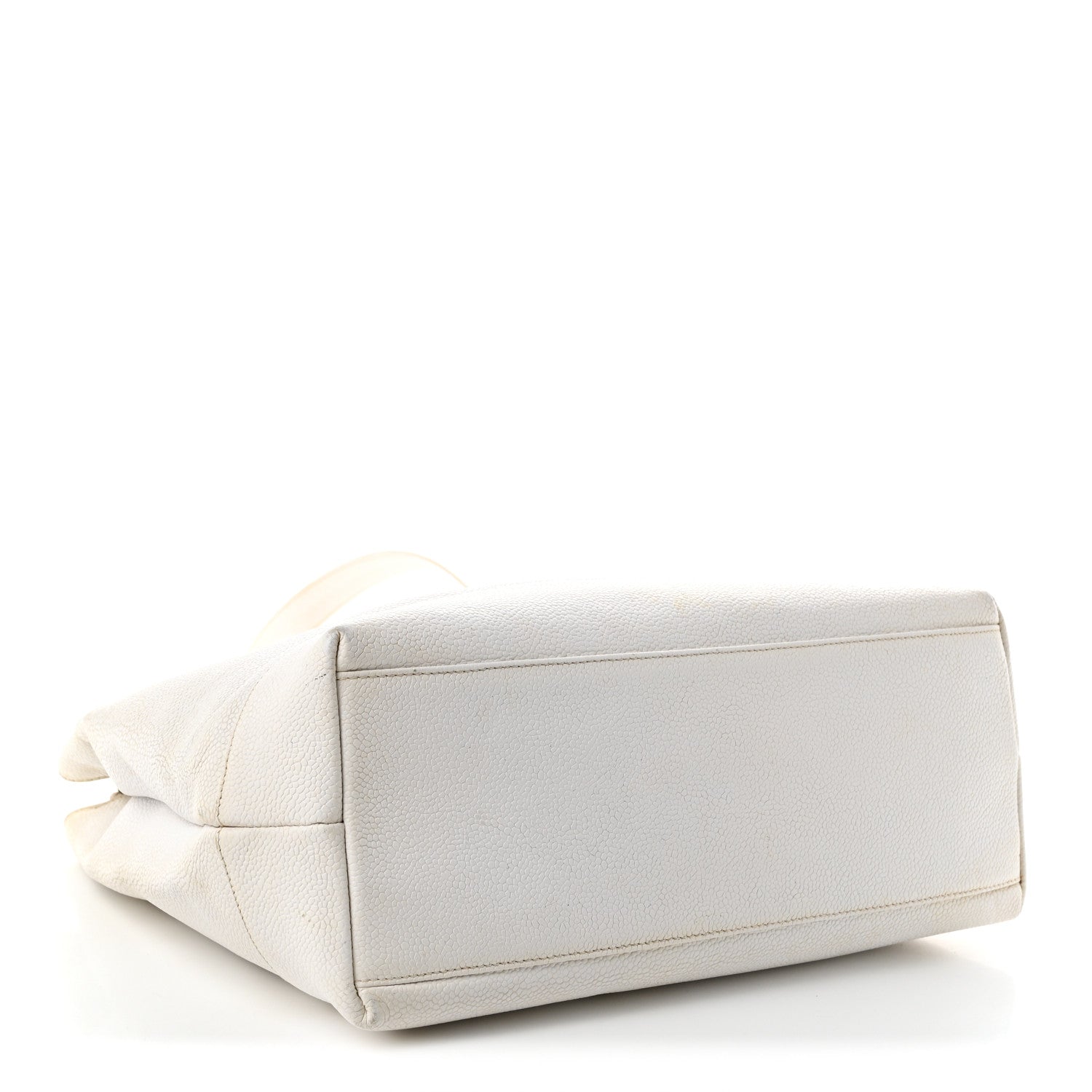 Chanel Caviar CC Shoulder Bag White 4 of 11