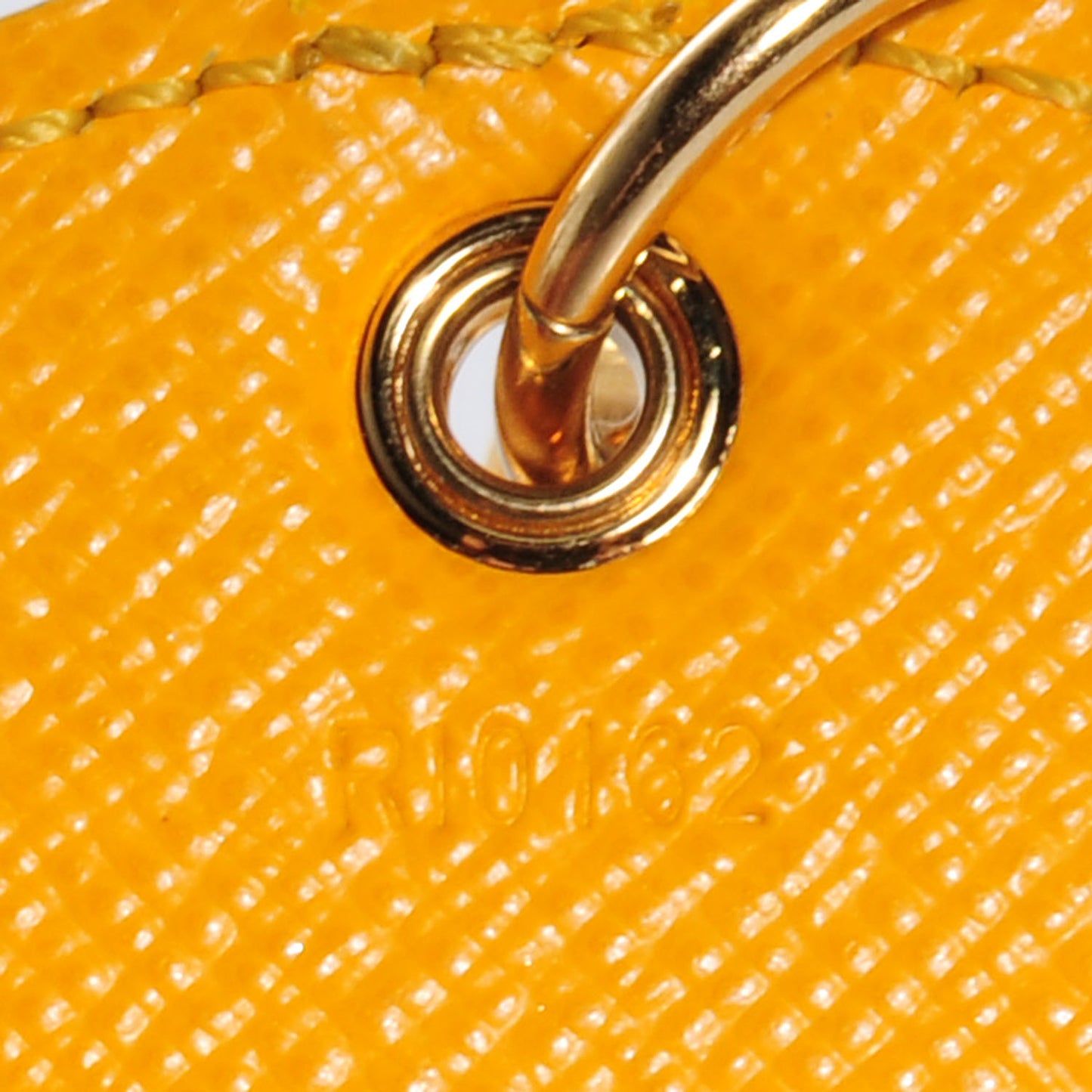 Monogram Kusama Town Key Ring Yellow