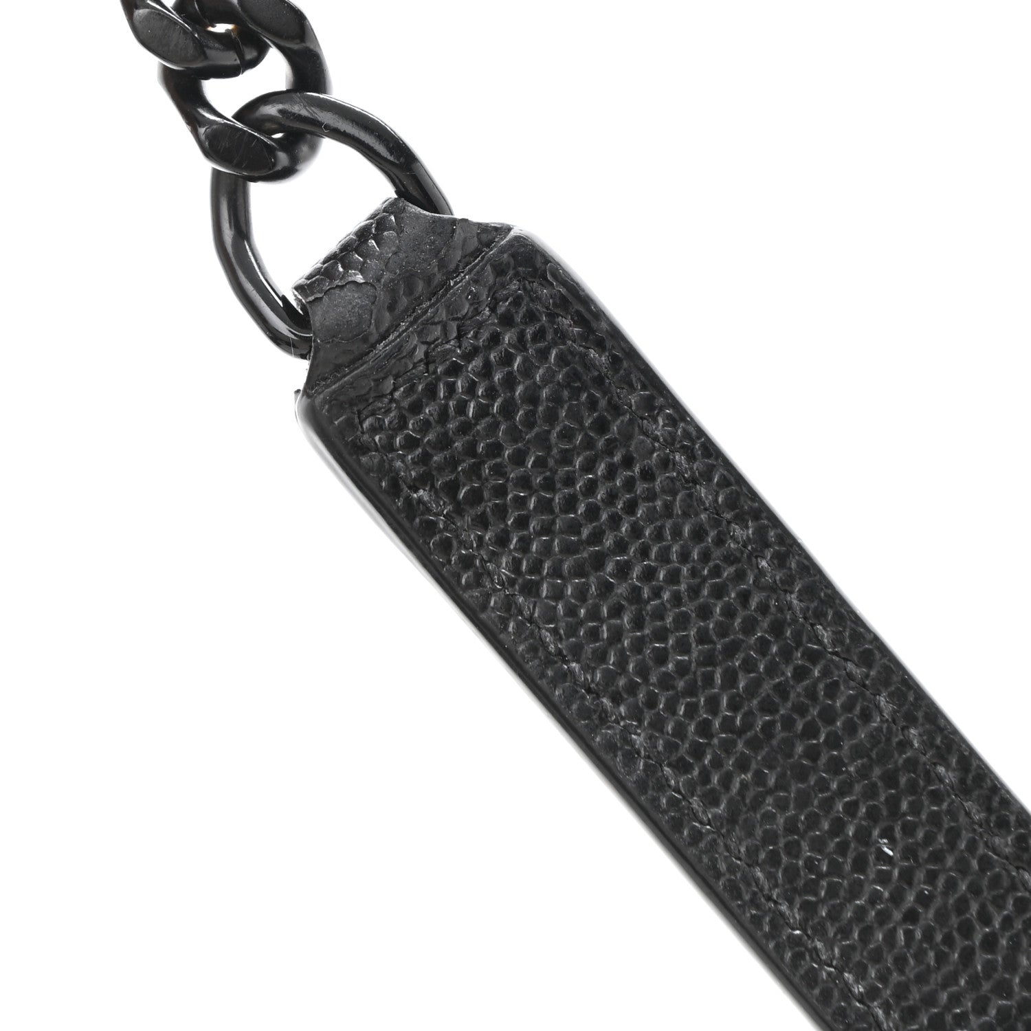 Saint Laurent Grain De Poudre Textured Mixed Matelasse Large Triquilt Monogram Monochrome Satchel Black 13 of 15