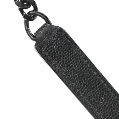 Saint Laurent Grain De Poudre Textured Mixed Matelasse Large Triquilt Monogram Monochrome Satchel Black 13 of 15
