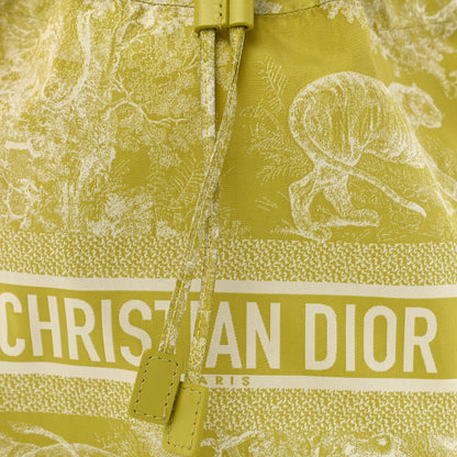 Christian Dior Technical Fabric Embroidered Toile De Jouy Sauvage DiorTravel Pouch 8 of 11