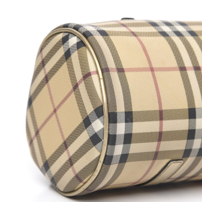 Burberry House Check London Satchel Gold 8 of 15