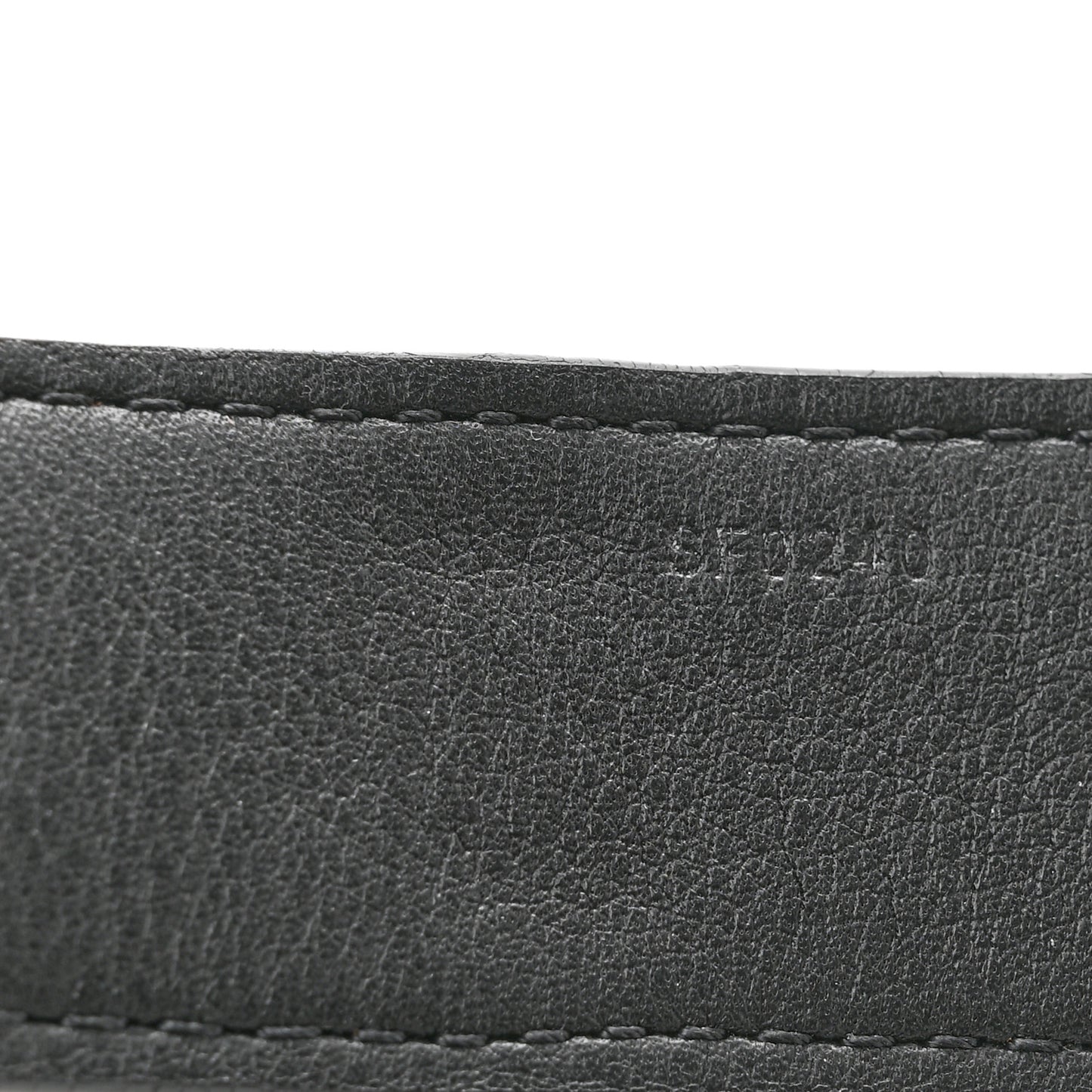 Reverse Monogram Bandouliere Shoulder Strap XL Black