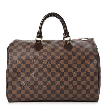 Louis Vuitton Damier Ebene Speedy 35 1 of 12