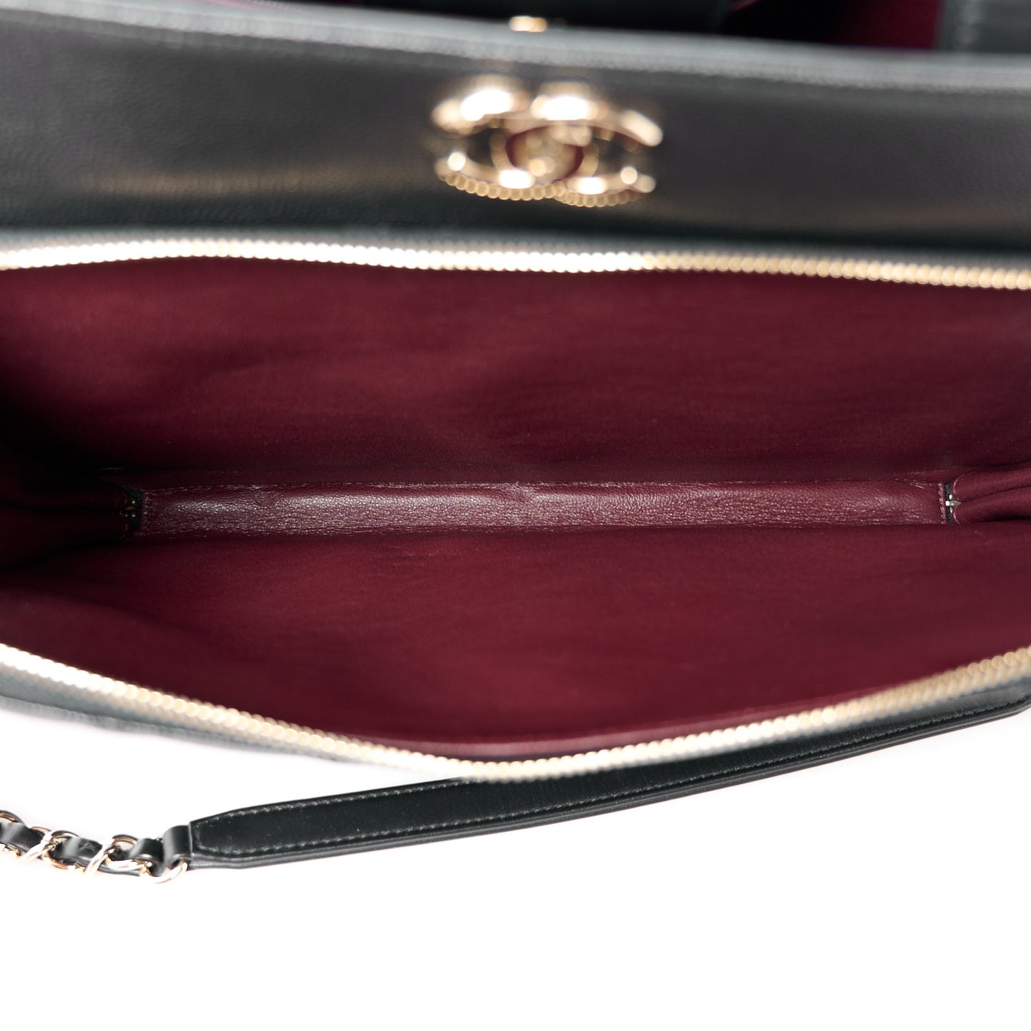 Caviar Quilted Large Business Affinity Shopping Bag Black