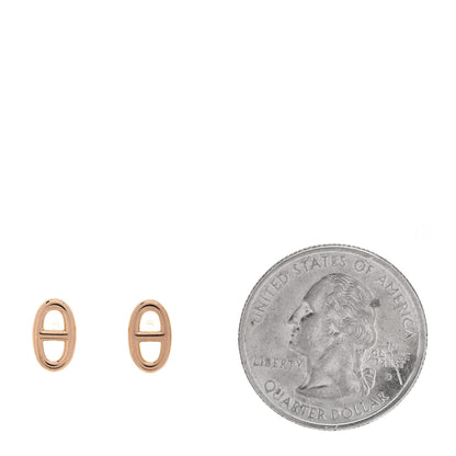 Hermes 18K Rose Gold TPM Farandole Stud Earrings 2 of 6