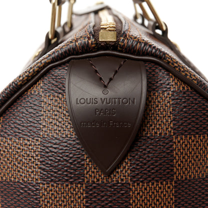Louis Vuitton Damier Ebene Speedy 25 7 of 10