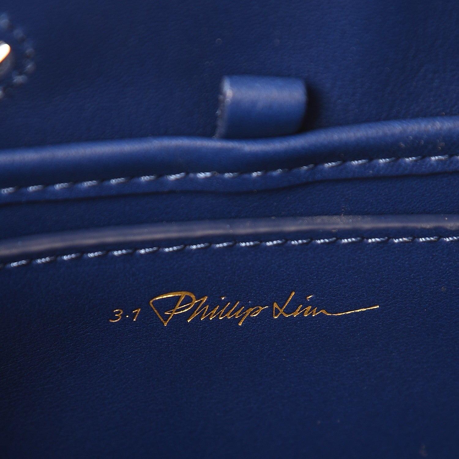 3.1 Phillip Lim 3.1 Smooth Calfskin Mini Soleil Bucket Bag Cobalt Blue 5 of 7