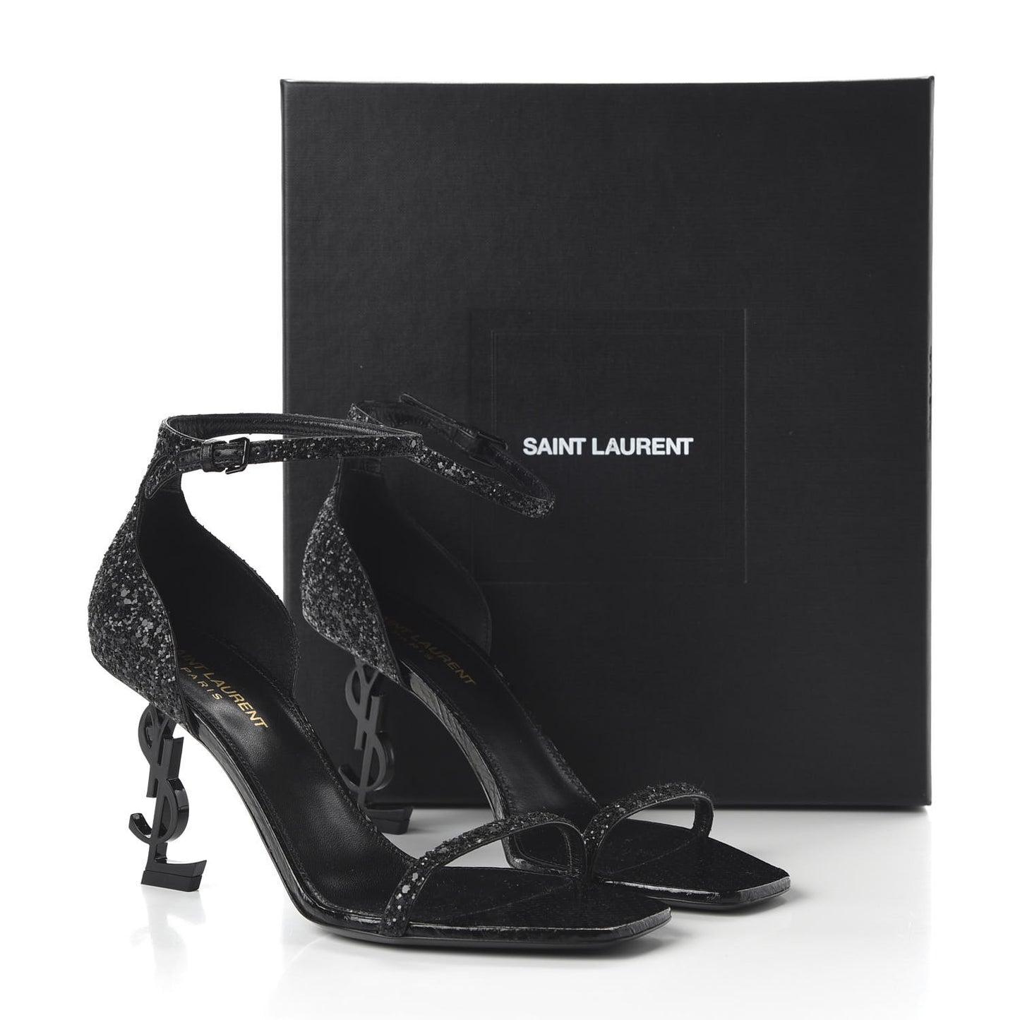 Glitter Opyum 85 Sandals 38.5 Black