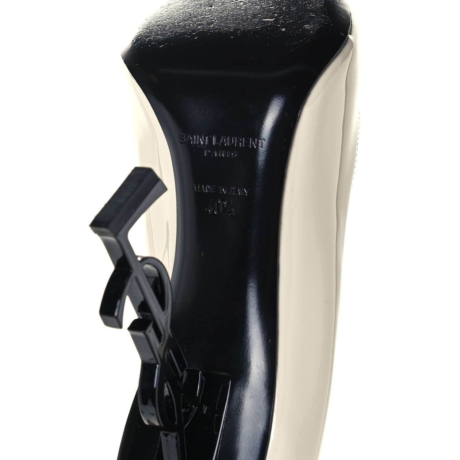 Saint Laurent Patent Opyum 110 Pumps 40.5 Neutro 8 of 11