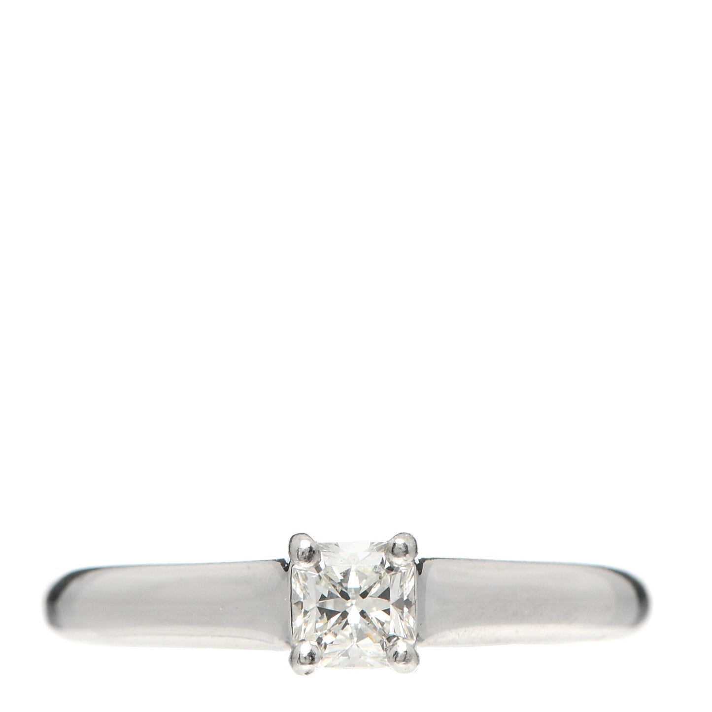 Platinum Diamond .31ct Solitaire Lucida Engagement Ring 52 6