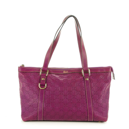Gucci Guccissima Medium Abbey Tote Purple 1 of 10