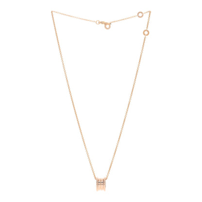 Bulgari 18K Rose Gold B.Zero1 Pendant Necklace 2 of 4