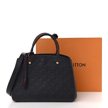Louis Vuitton Empreinte Montaigne MM Marine Rouge 12 of 12