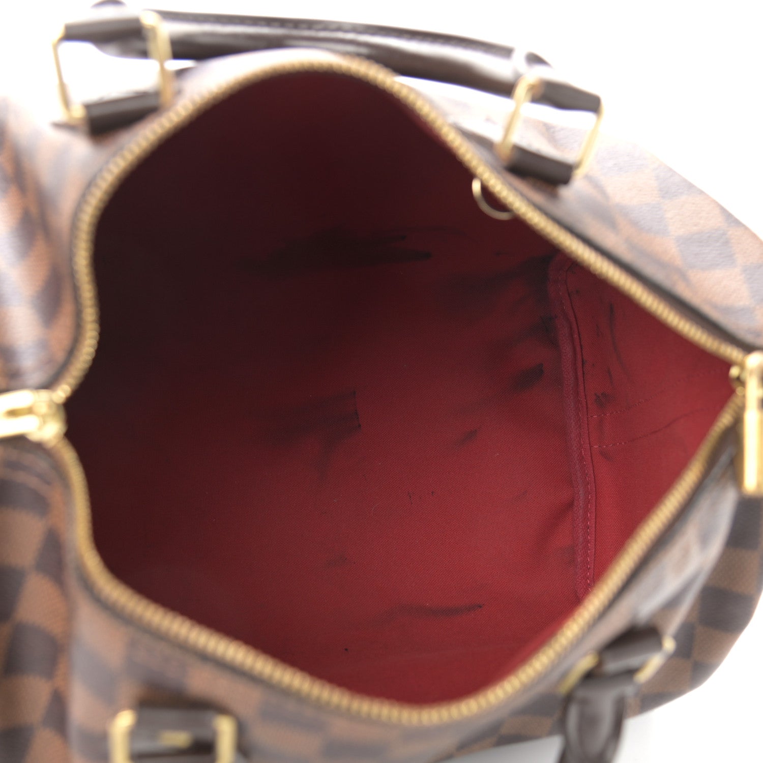 Louis Vuitton Damier Ebene Speedy Bandouliere 30 9 of 15