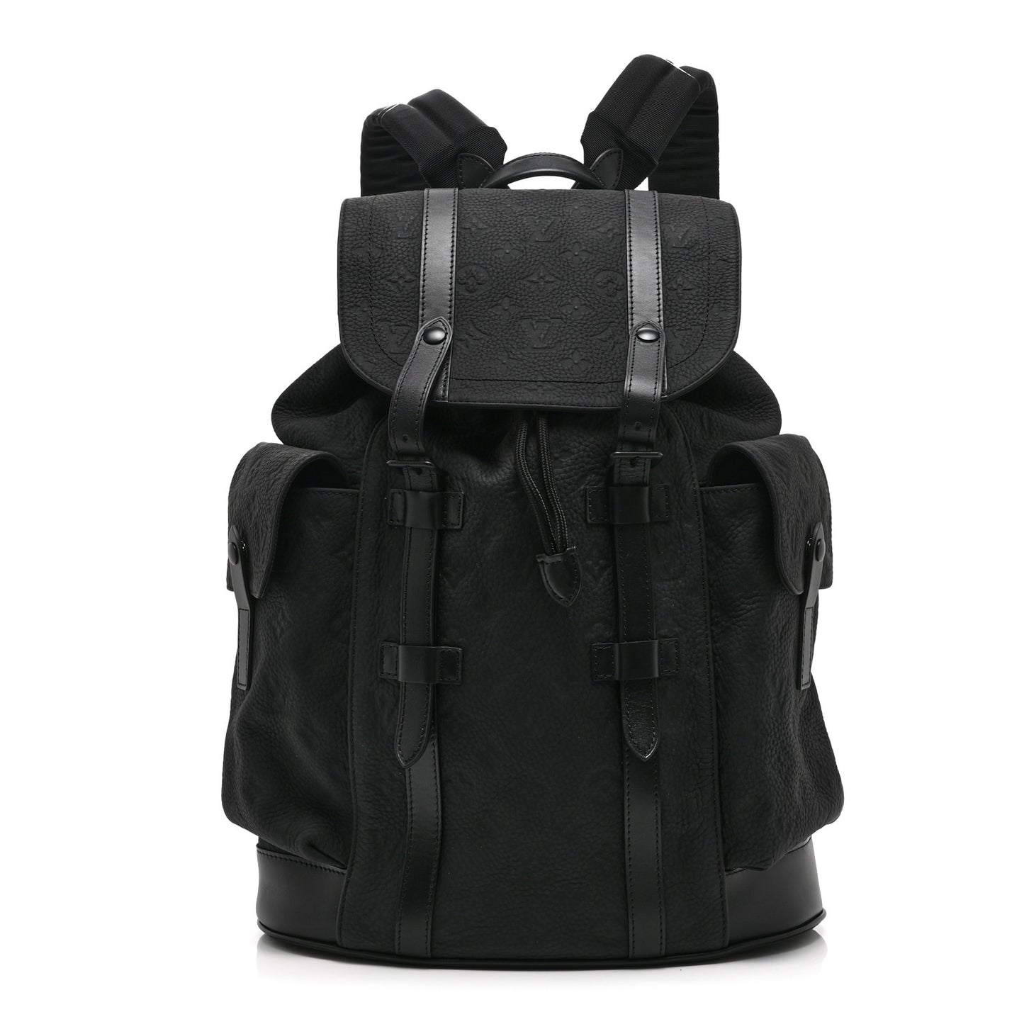Taurillon Monogram Christopher MM Backpack Black