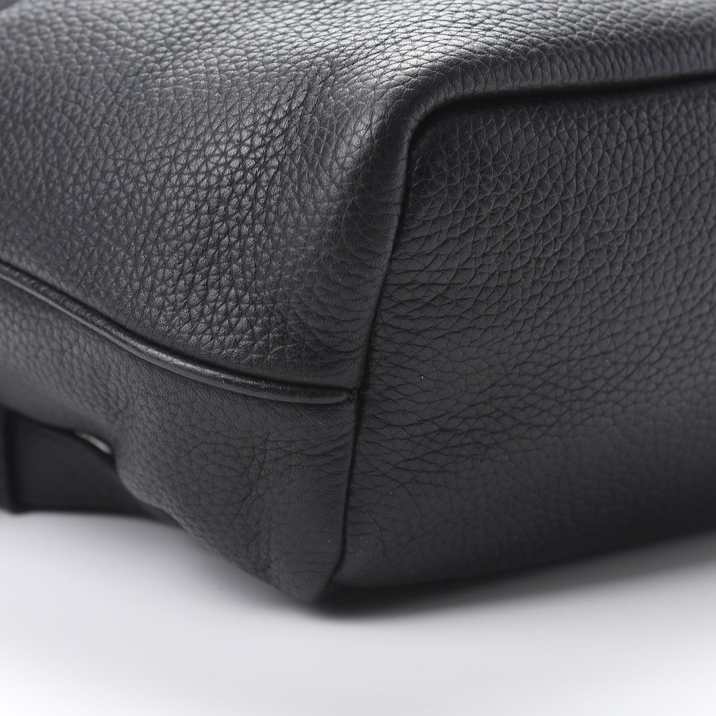 Pebbled Calfskin Pike Place Backpack Black