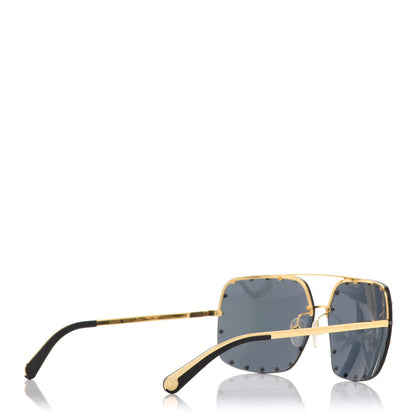 Louis Vuitton Square Sunglasses Z3407U Blue 4 of 9