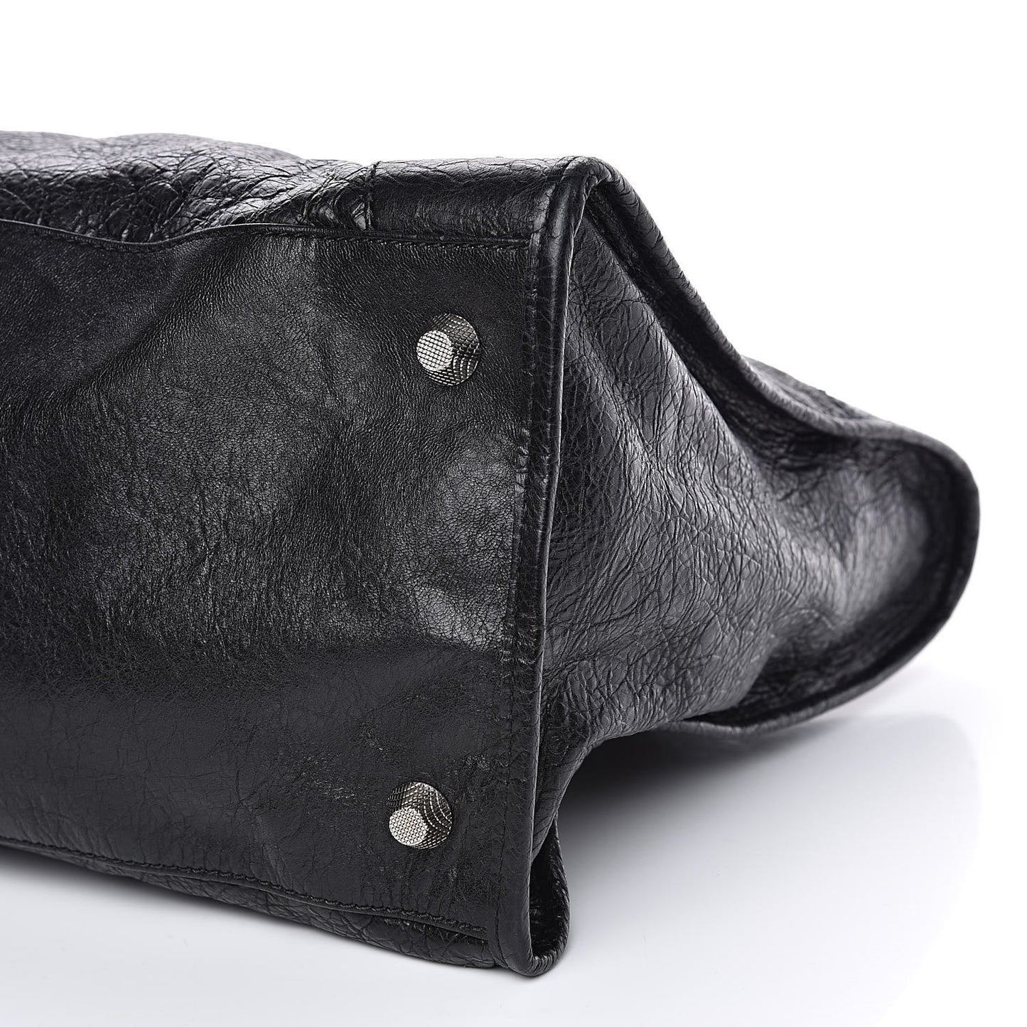 Agneau Giant 12 Silver Hardware Work Black