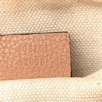 Gucci Pebbled Calfskin Small Soho Disco Bag Camelia 7 of 12