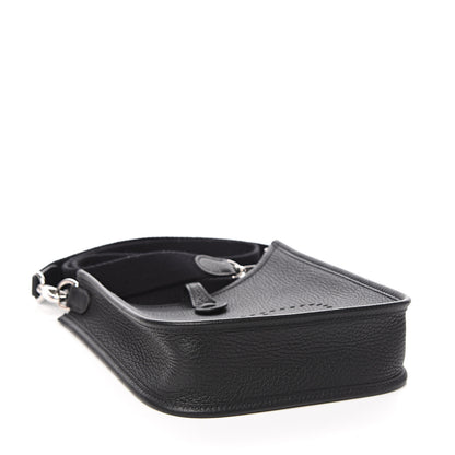 Hermes Taurillon Clemence Evelyne TPM Black 3 of 10