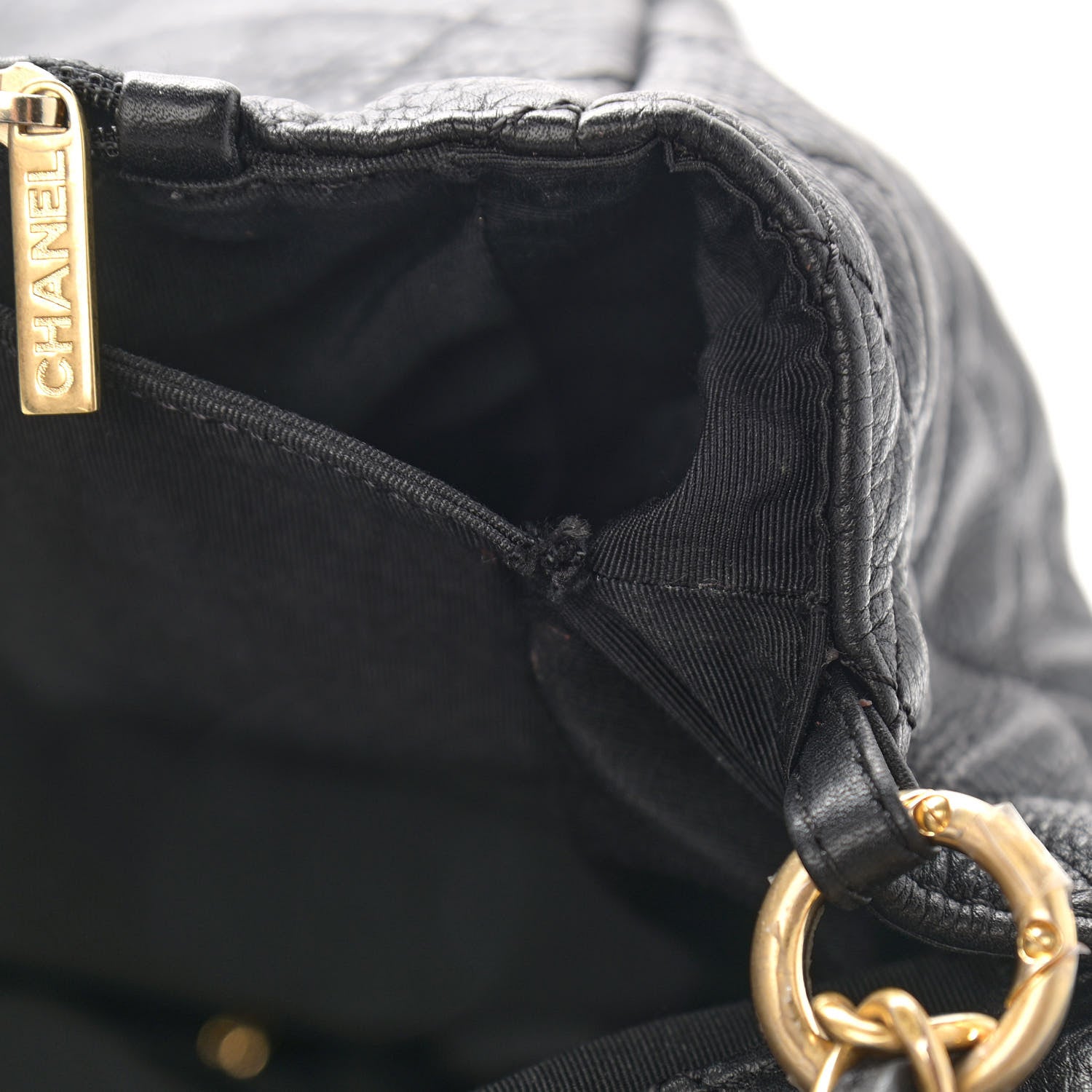 Chanel Calfskin Quilted XXL Travel Flap Bag Black 16 of 16