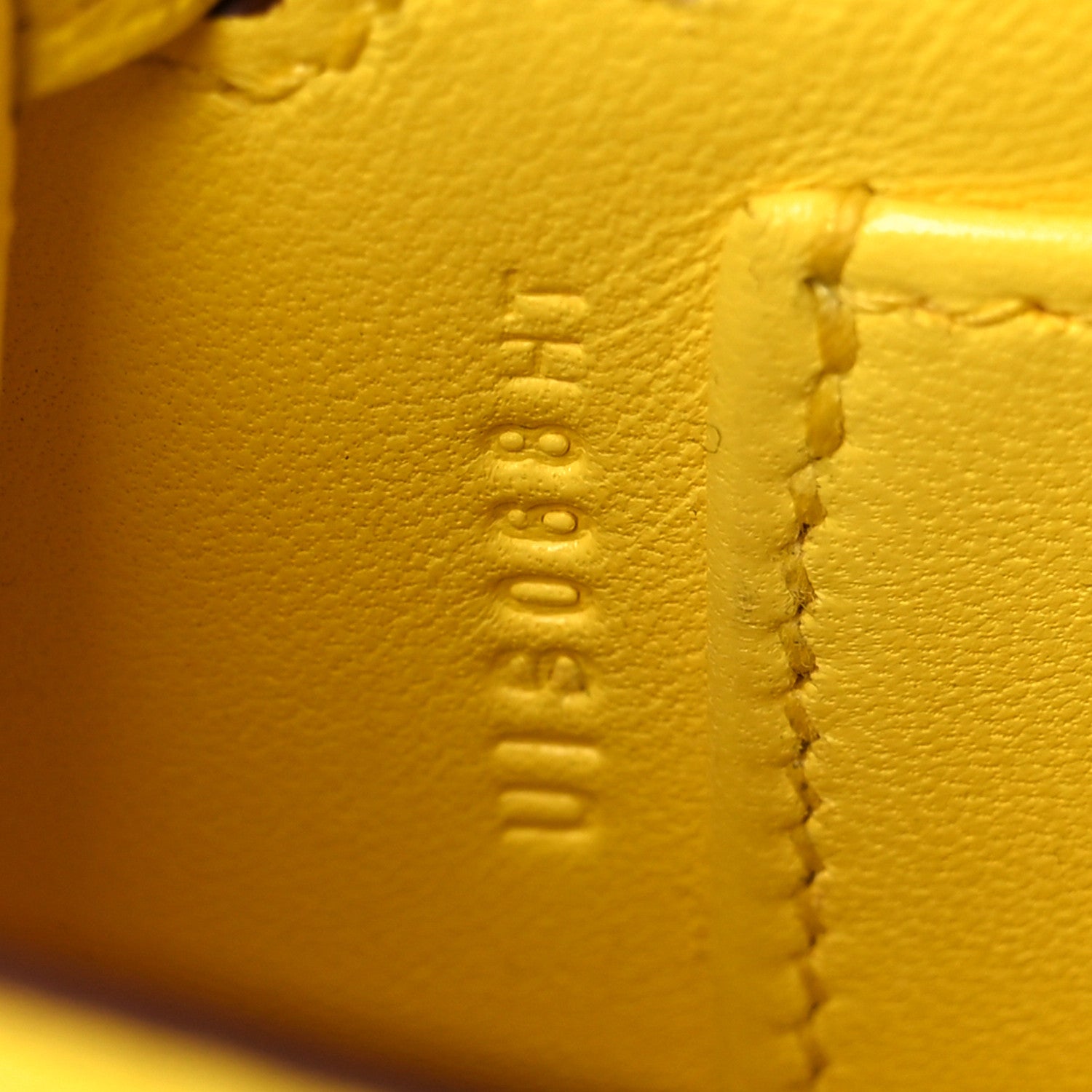 Hermes Chevre Mysore Mini Kelly Sellier 20 Jaune Citron 26 of 32